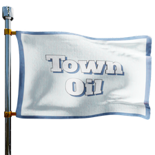 Town Oil Co Inc Heating Oil Prices Flag Photo of Town Oil Co Inc flag denoting best heating oil prices the company offers