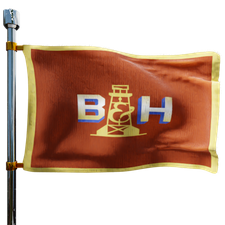 B & H Oil Heating Oil Prices Flag Photo of B & H Oil flag denoting best heating oil prices the company offers