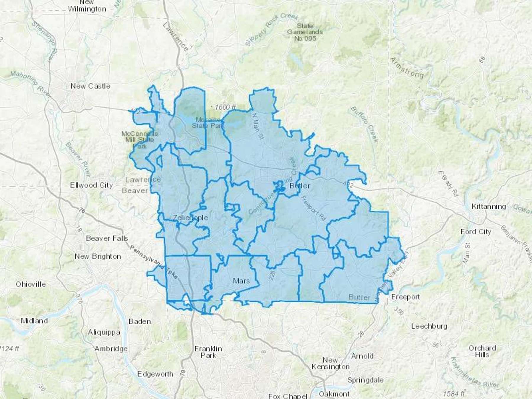 Purvis Brothers Inc Cash Heating Oil Delivery Map Map With The Purvis Brothers Inc Heating Oil Delivery Area Shaded In Blue