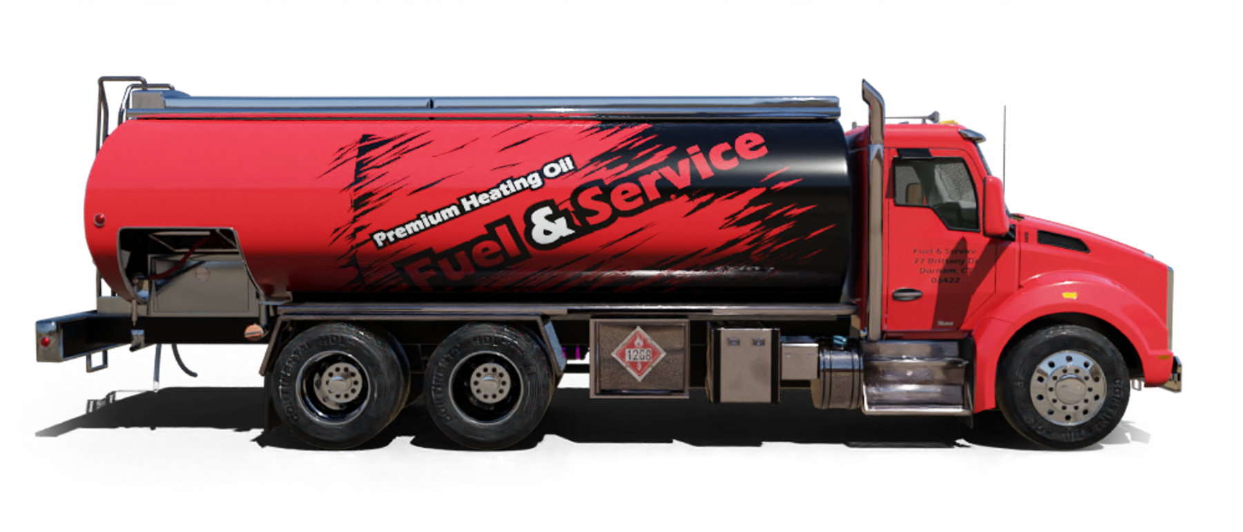 Heatly Oil truck Heatly Oil Truck in front of metro line