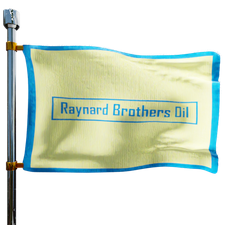 Raynard Brothers Oil Heating Oil Prices Flag Photo of Raynard Brothers Oil flag denoting best heating oil prices the company offers
