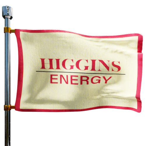 Higgins Energy cash heating oil price logo