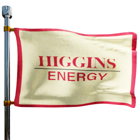 Higgins Energy Heating Oil Prices Flag Photo of Higgins Energy flag denoting best heating oil prices the company offers