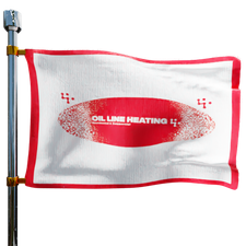Oil Line Heating Inc Heating Oil Prices Flag Photo of Oil Line Heating Inc flag denoting best heating oil prices the company offers