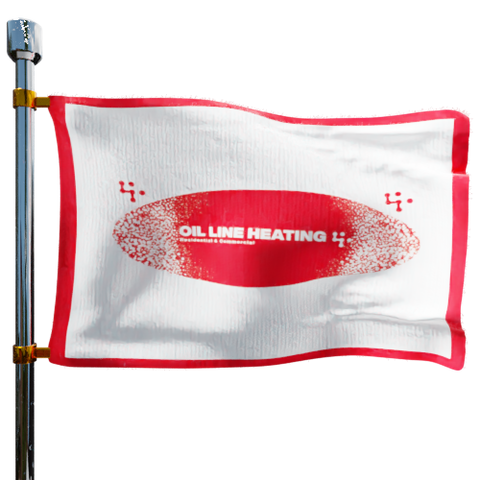 Oil Line Heating Inc Heating Oil Prices Flag Photo of Oil Line Heating Inc flag denoting best heating oil prices the company offers