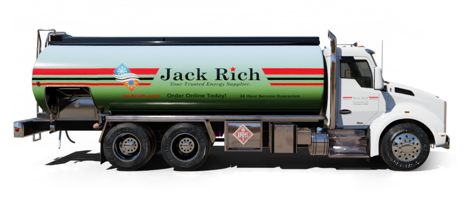 Heatly Oil truck Heatly Oil Truck in front of metro line