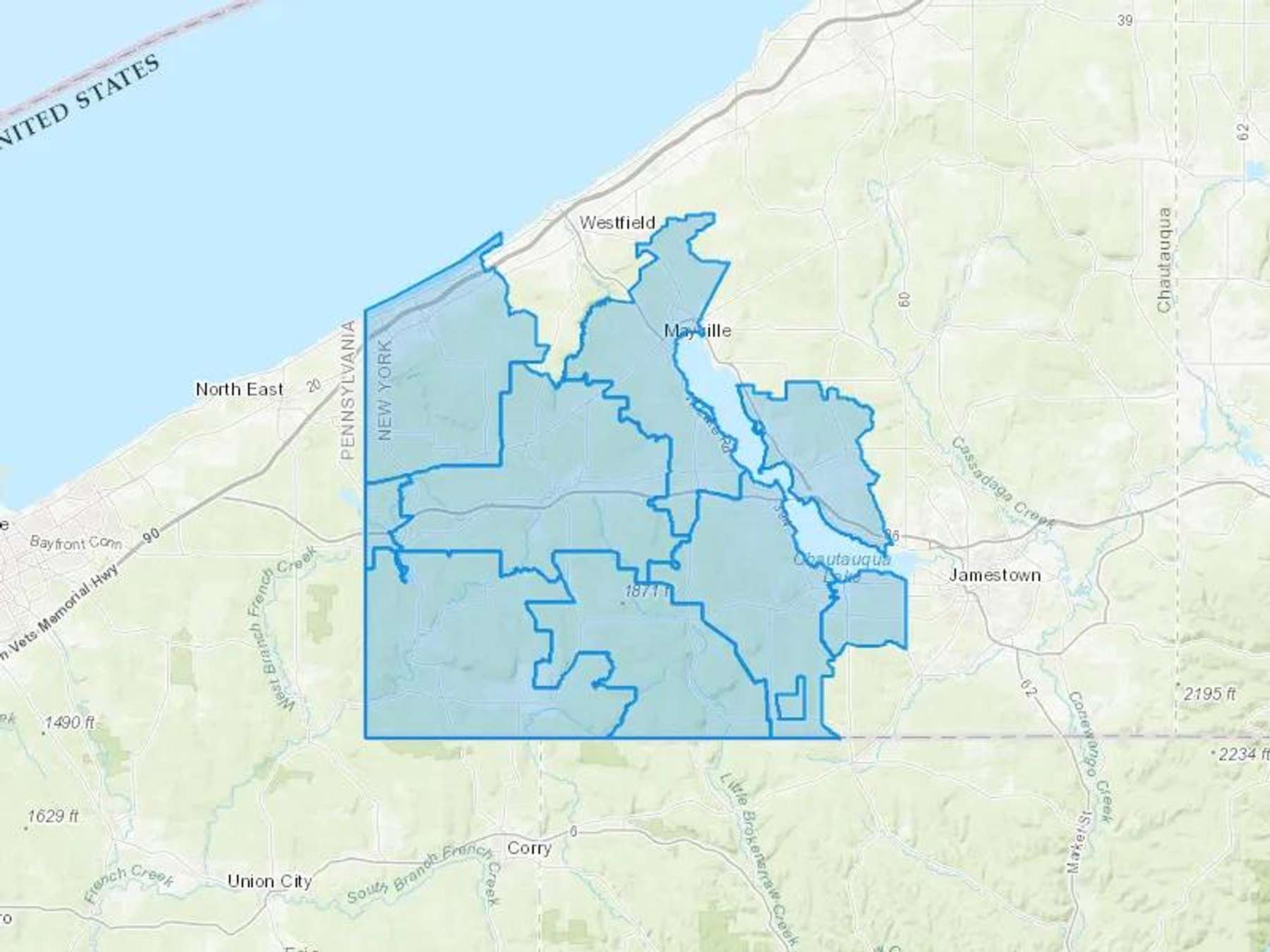 Lictus Keystone Inc Cash Heating Oil Delivery Map Map With The Lictus Keystone Inc Heating Oil Delivery Area Shaded In Blue