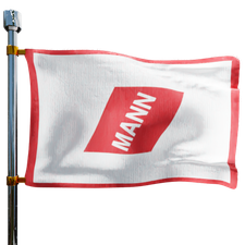 Mann Inc Heating Oil Prices Flag Photo of Mann Inc flag denoting best heating oil prices the company offers