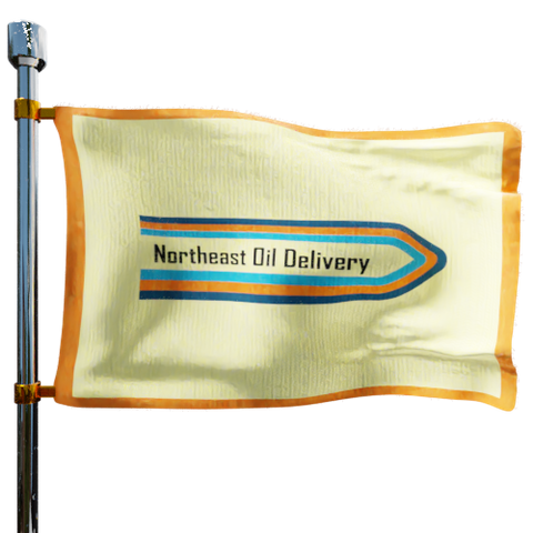 Northeast Oil Delivery Heating Oil Prices Flag Photo of Northeast Oil Delivery flag denoting best heating oil prices the company offers