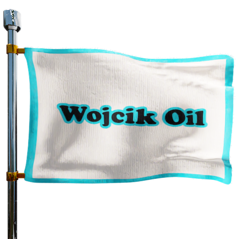 Wojcik Oil Co Heating Oil Prices Flag Photo of Wojcik Oil Co flag denoting best heating oil prices the company offers
