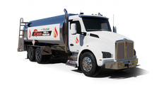 Russo Fuel Inc Cash Heating Oil truck Photo of a Russo Fuel Inc heating oil truck