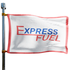 Express Fuel Inc Heating Oil Prices Flag Photo of Express Fuel Inc flag denoting best heating oil prices the company offers