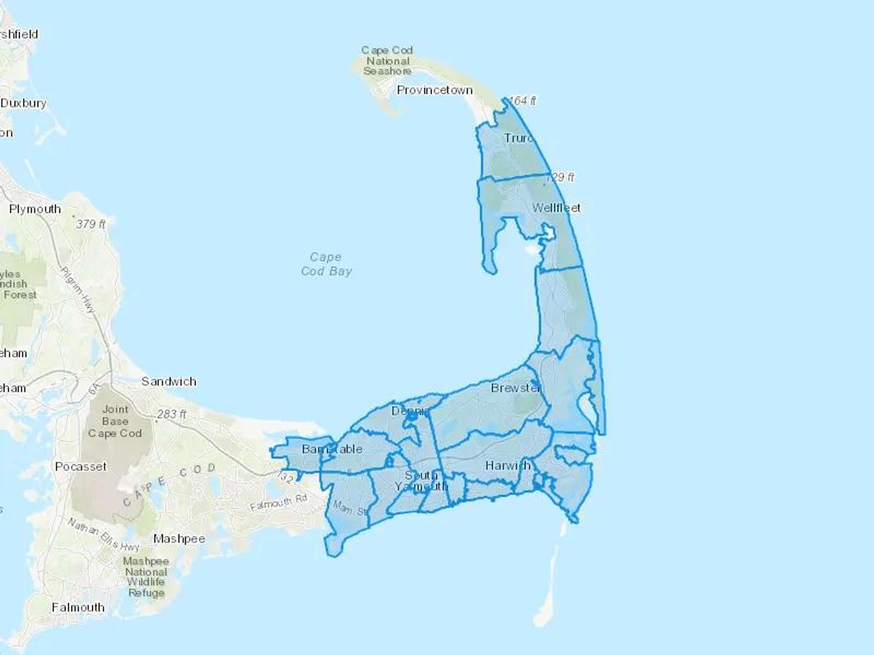 Snow's Fuel Company LLC Cash Heating Oil Delivery Map Map With The Snow's Fuel Company LLC Heating Oil Delivery Area Shaded In Blue