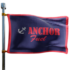 Anchor Fuel Heating Oil Prices Flag Photo of Anchor Fuel flag denoting best heating oil prices the company offers