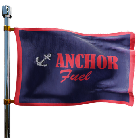 Anchor Fuel Heating Oil Prices Flag Photo of Anchor Fuel flag denoting best heating oil prices the company offers