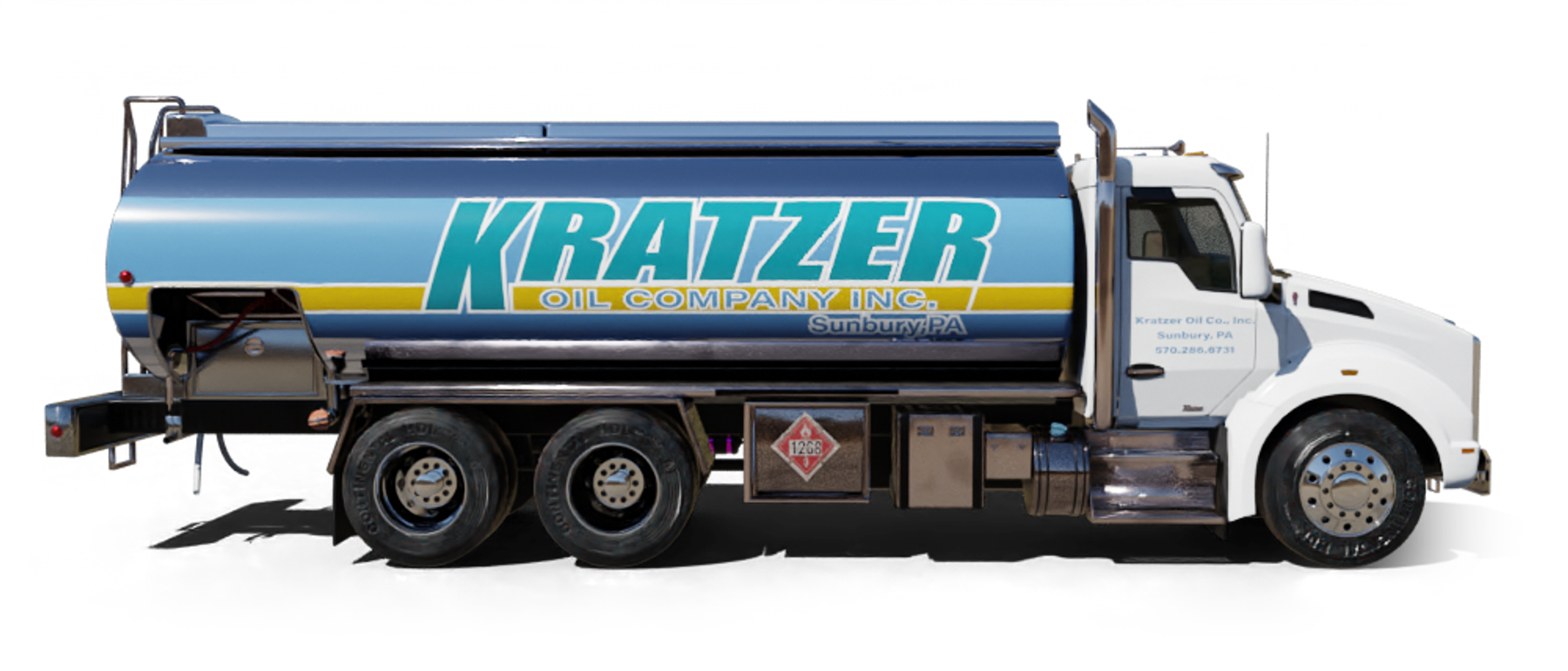 Heatly Oil truck Heatly Oil Truck in front of metro line