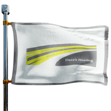 Dave's Heating Co Heating Oil Prices Flag Photo of Dave's Heating Co flag denoting best heating oil prices the company offers