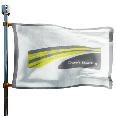 Dave's Heating Co Heating Oil Prices Flag Photo of Dave's Heating Co flag denoting best heating oil prices the company offers