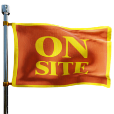 On Site Oil Corp Heating Oil Prices Flag Photo of On Site Oil Corp flag denoting best heating oil prices the company offers