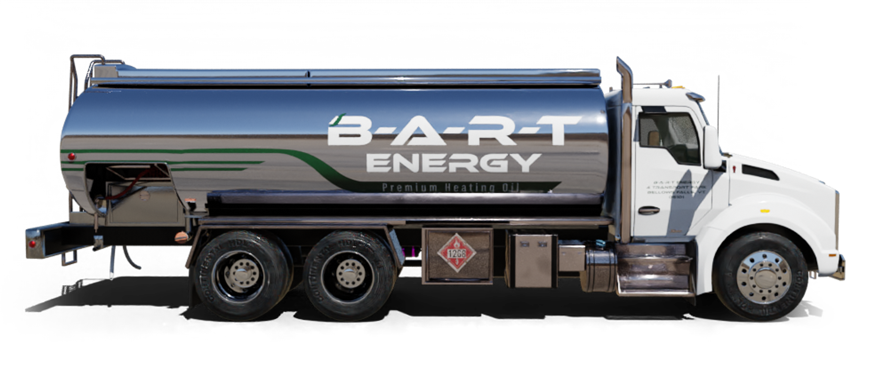 Precision Heating Heating Oil Truck Precision Heating residential home heating oil truck on Wantagh Ave in Levittown, Long Island, New York delivering fuel oil.