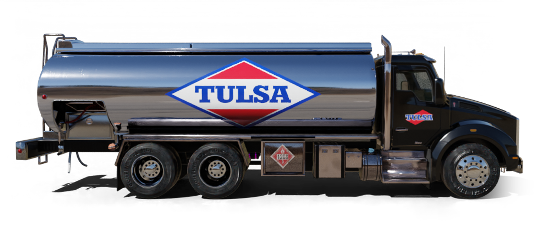 Petro Inc Heating Oil Truck Petro Inc residential home heating oil truck in front of the LIRR station in Lindenhurst, Long Island, New York delivering fuel oil.