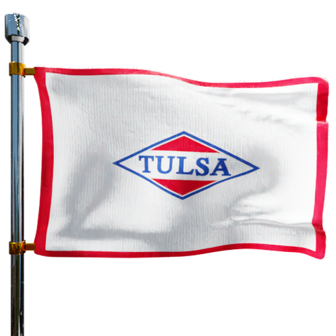 Tulsa Inc Heating Oil Prices Flag Photo of Tulsa Inc flag denoting best heating oil prices the company offers