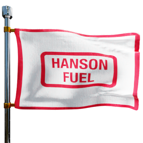 Hanson Fuel Heating Oil Prices Flag Photo of Hanson Fuel flag denoting best heating oil prices the company offers