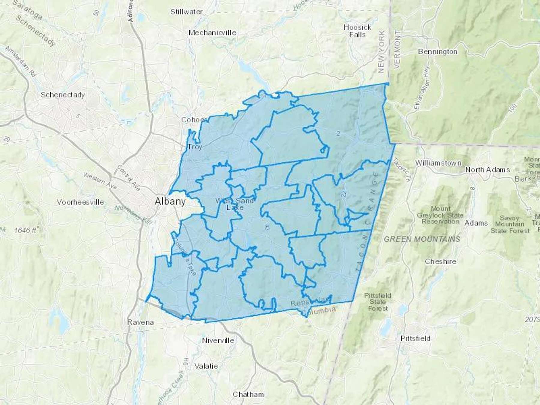Morse Fuels LLC Cash Heating Oil Delivery Map Map With The Morse Fuels LLC Heating Oil Delivery Area Shaded In Blue