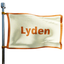 Lyden Oil Company Heating Oil Prices Flag Photo of Lyden Oil Company flag denoting best heating oil prices the company offers
