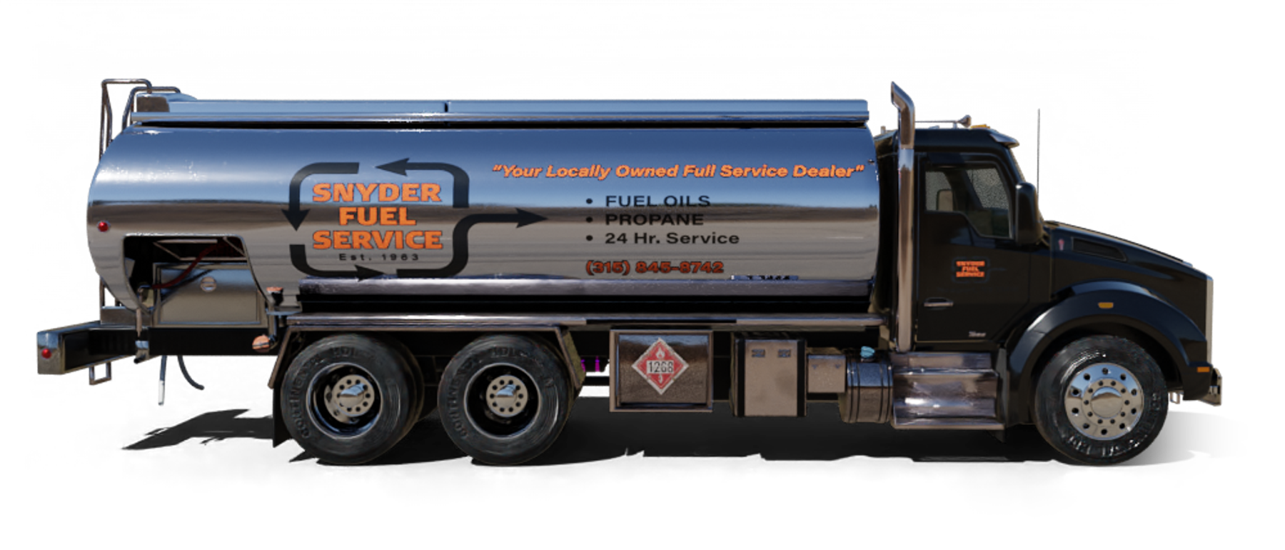 Lewisy Fuel Oil Heating Oil Truck Lewisy Fuel Oil residential home heating oil truck at the Springwood Condominum Complex in Farmingdale, Long Island, New York delivering fuel oil.