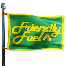 Friendly Fuel Petroleum Inc Heating Oil Prices Flag Photo of Friendly Fuel Petroleum Inc flag denoting best heating oil prices the company offers