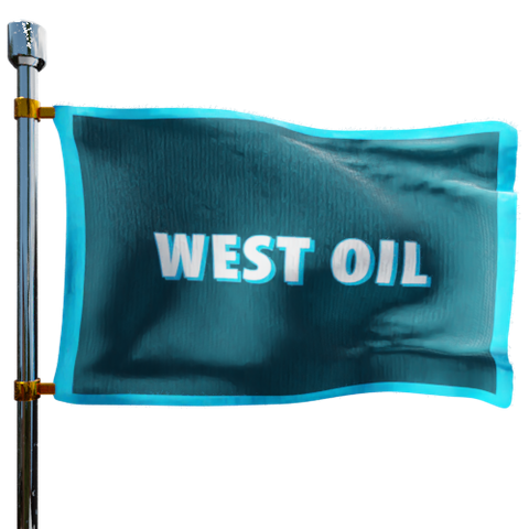West Oil Company Inc Heating Oil Prices Flag Photo of West Oil Company Inc flag denoting best heating oil prices the company offers