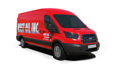 West Oil Company Inc furnace repair van Photo of a West Oil Company Inc furnace repair van