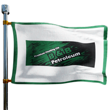 B & B Petroleum Inc Heating Oil Prices Flag Photo of B & B Petroleum Inc flag denoting best heating oil prices the company offers