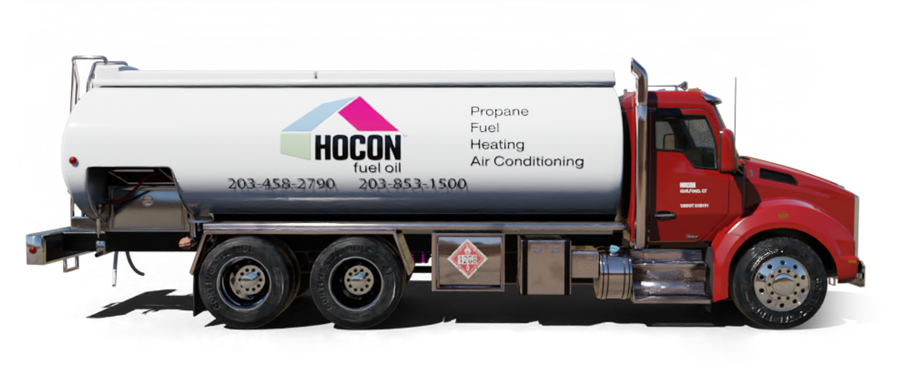 Heatly Oil truck Heatly Oil Truck in front of metro line