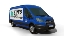 Fins Oil furnace repair van Photo of a Fins Oil furnace repair van