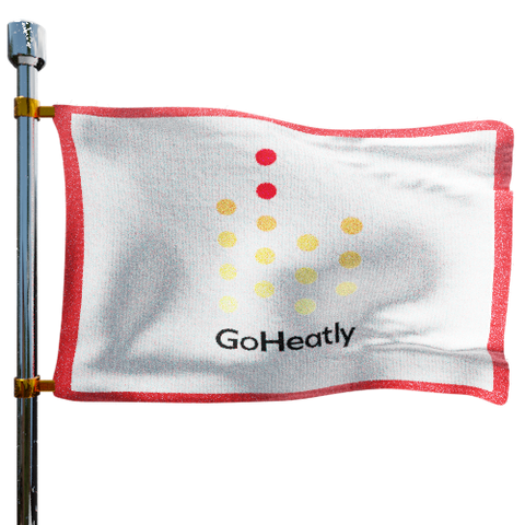 GoHeatly Heating Oil Prices Flag Photo of GoHeatly flag denoting best heating oil prices the company offers