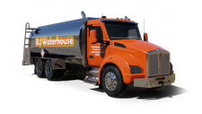 RJ Waterhouse Heating Oils Inc Cash Heating Oil truck Photo of a RJ Waterhouse Heating Oils Inc heating oil truck