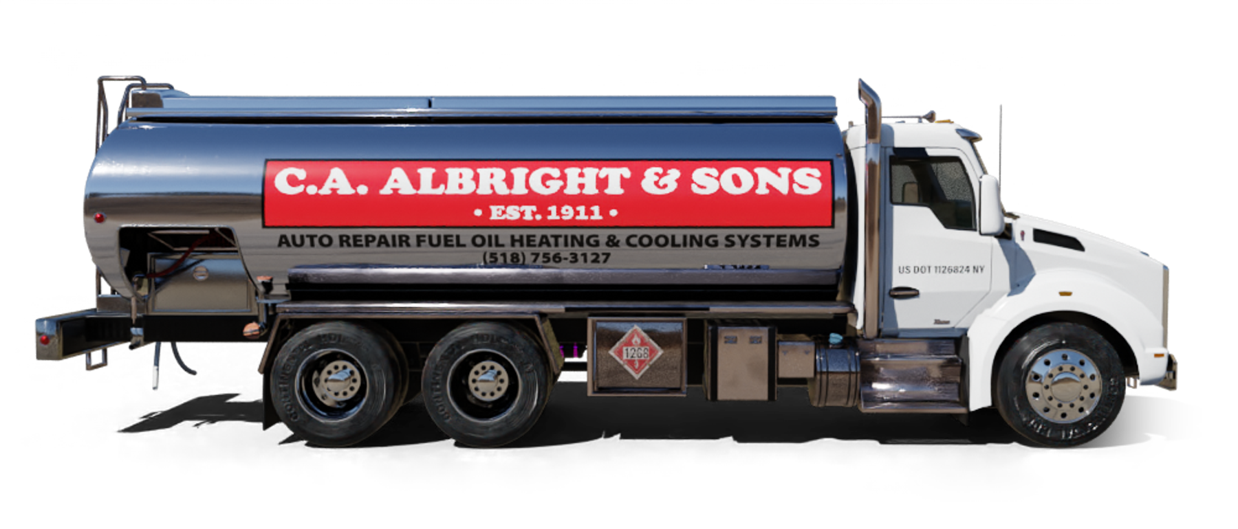 J Thurston Heating Oil Truck J Thurston Heating Oil Truck parked at riverside