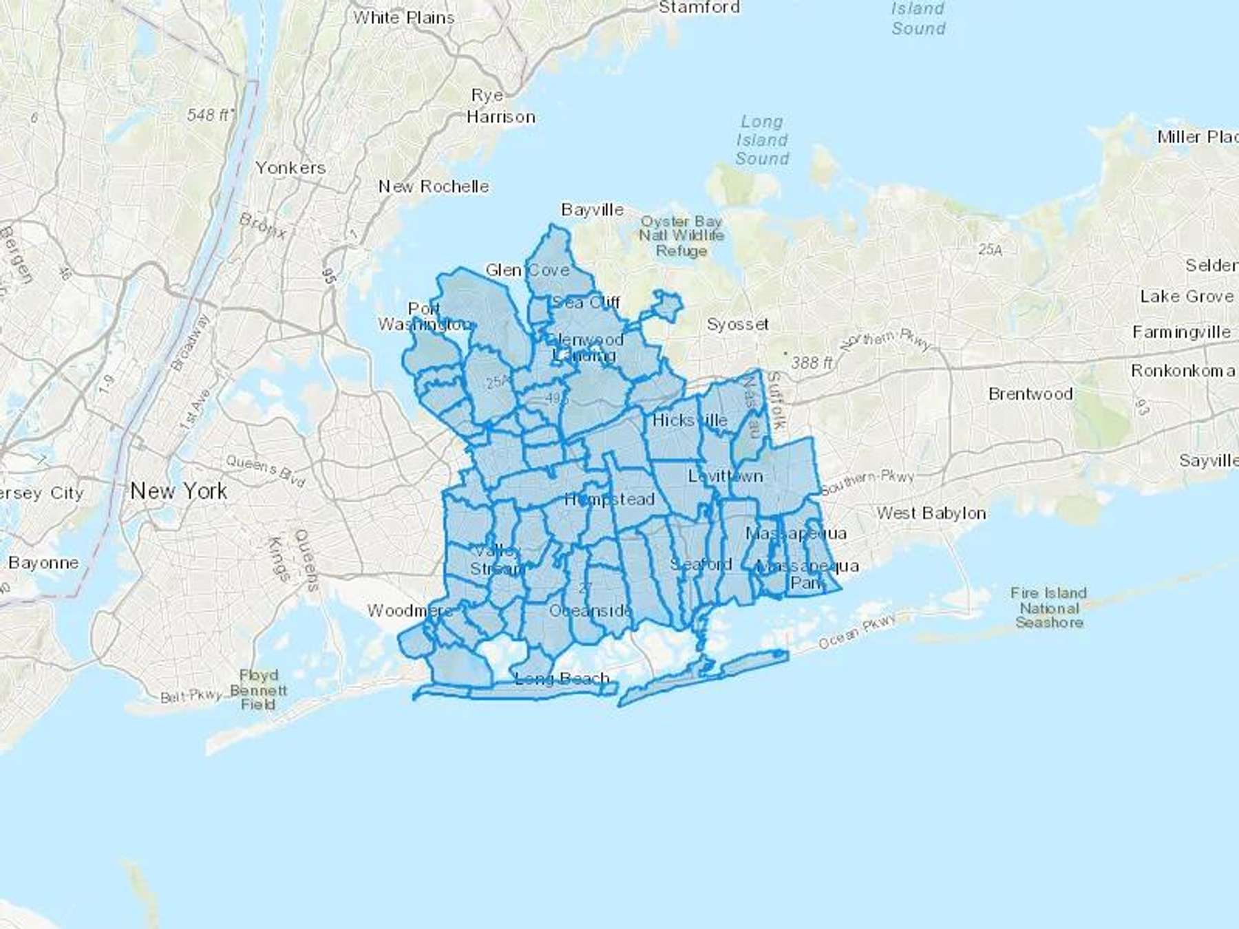 Pacific Fuel Oil Corp Ahe Fuel Cash Heating Oil Delivery Map Map With The Pacific Fuel Oil Corp Ahe Fuel Heating Oil Delivery Area Shaded In Blue