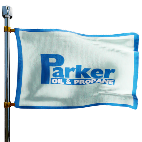 Parker Oil Co Heating Oil Prices Flag Photo of Parker Oil Co flag denoting best heating oil prices the company offers