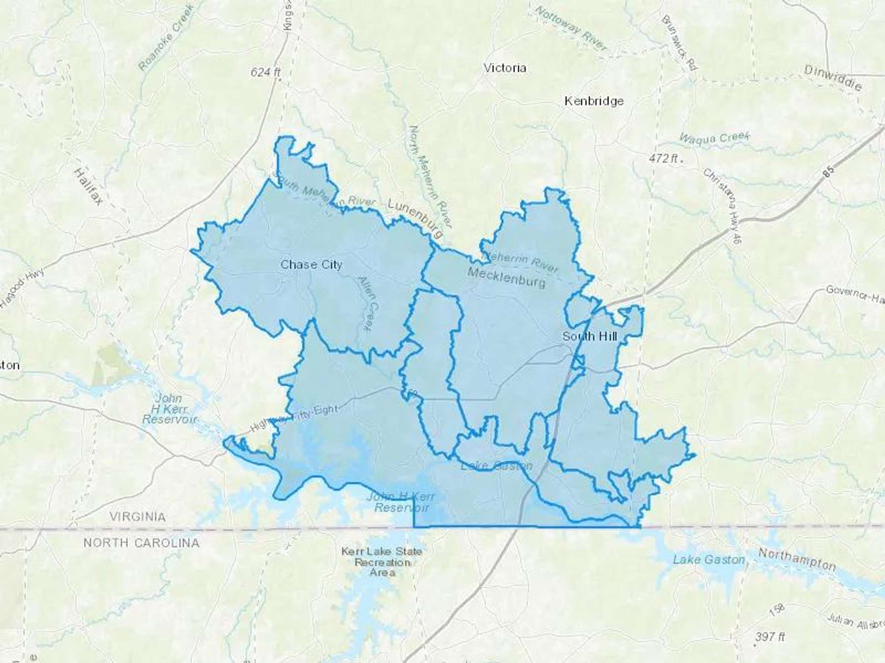 Parker Oil Co Cash Heating Oil Delivery Map Map With The Parker Oil Co Heating Oil Delivery Area Shaded In Blue