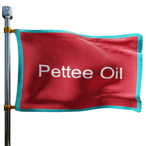 Pette Brother's Oil Heating Oil Prices Flag Photo of Pette Brother's Oil flag denoting best heating oil prices the company offers