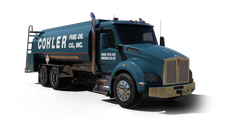 Cohler Fuel Oil Co Inc Cash Heating Oil truck Photo of a Cohler Fuel Oil Co Inc heating oil truck