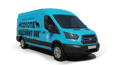 Coyote Discount Oil furnace repair van Photo of a Coyote Discount Oil furnace repair van
