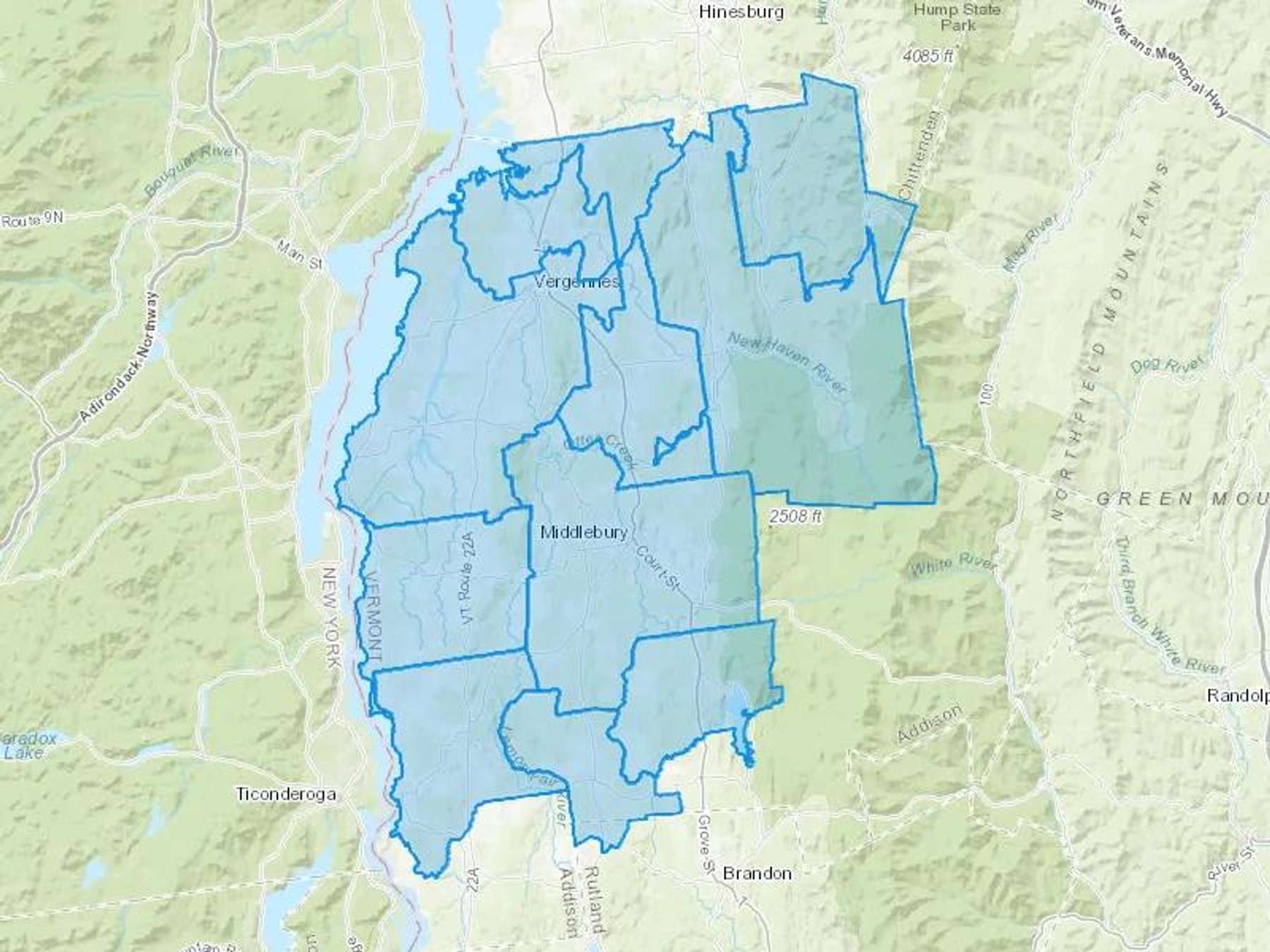 Jackman Fuels Inc Cash Heating Oil Delivery Map Map With The Jackman Fuels Inc Heating Oil Delivery Area Shaded In Blue