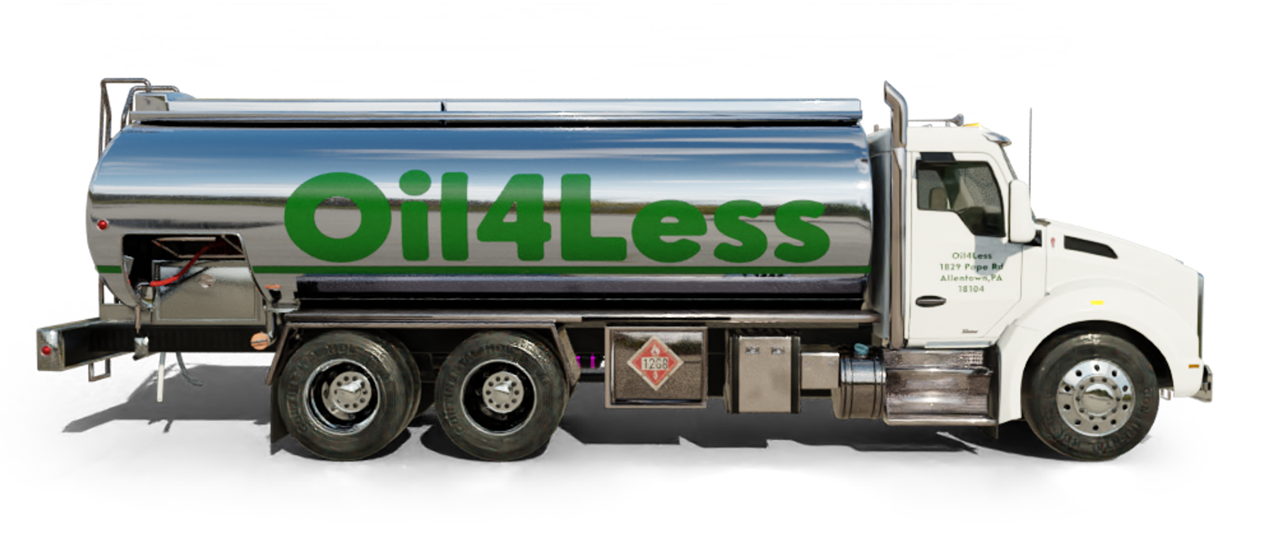 Family Fuel Heating Oil Truck Family Fuel residential home heating oil truck on route 27 in Rockville Centre, Long Island, New York delivering fuel oil.