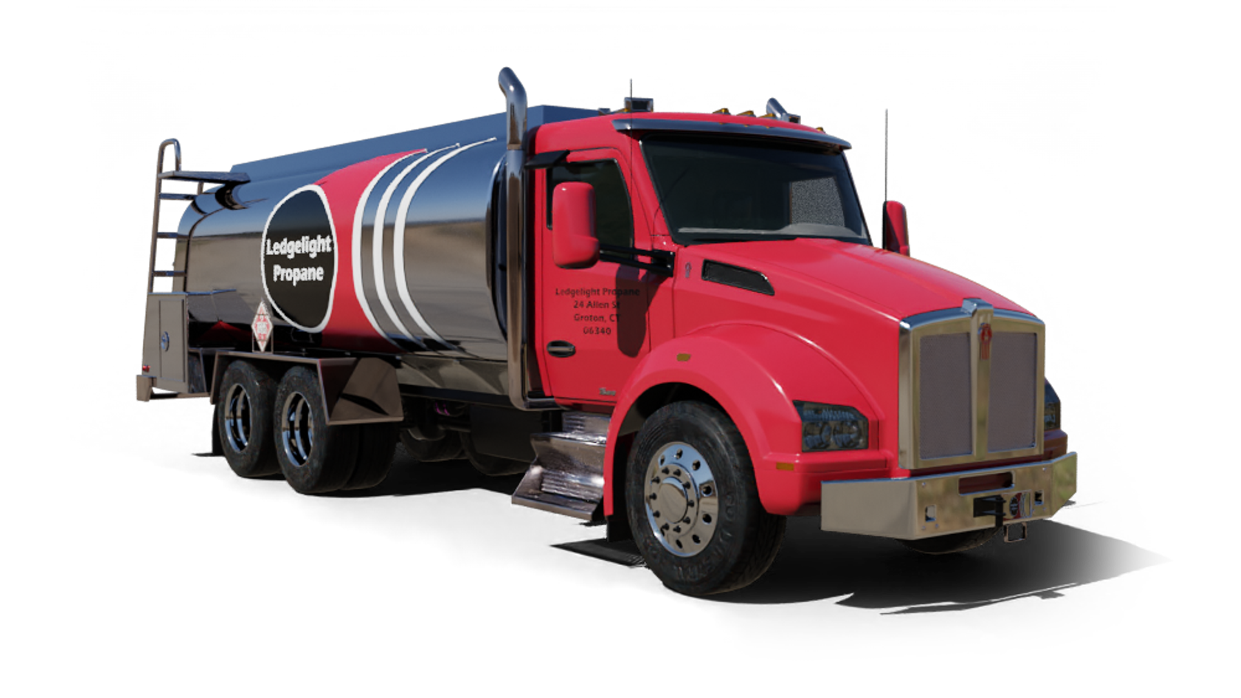 Heatly Oil truck Heatly Oil Truck in front of metro line