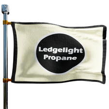 Ledgelight Propane Heating Oil Prices Flag Photo of Ledgelight Propane flag denoting best heating oil prices the company offers