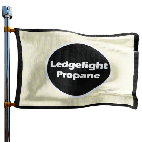 Ledgelight Propane Heating Oil Prices Flag Photo of Ledgelight Propane flag denoting best heating oil prices the company offers